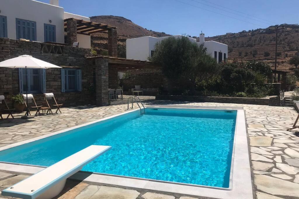 Sunset Villa With Swimming Pool At Tzia Ligia  Eksteriør billede