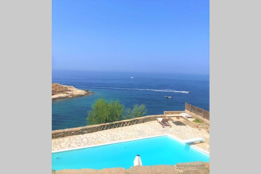Sunset Villa With Swimming Pool At Tzia Ligia  Eksteriør billede