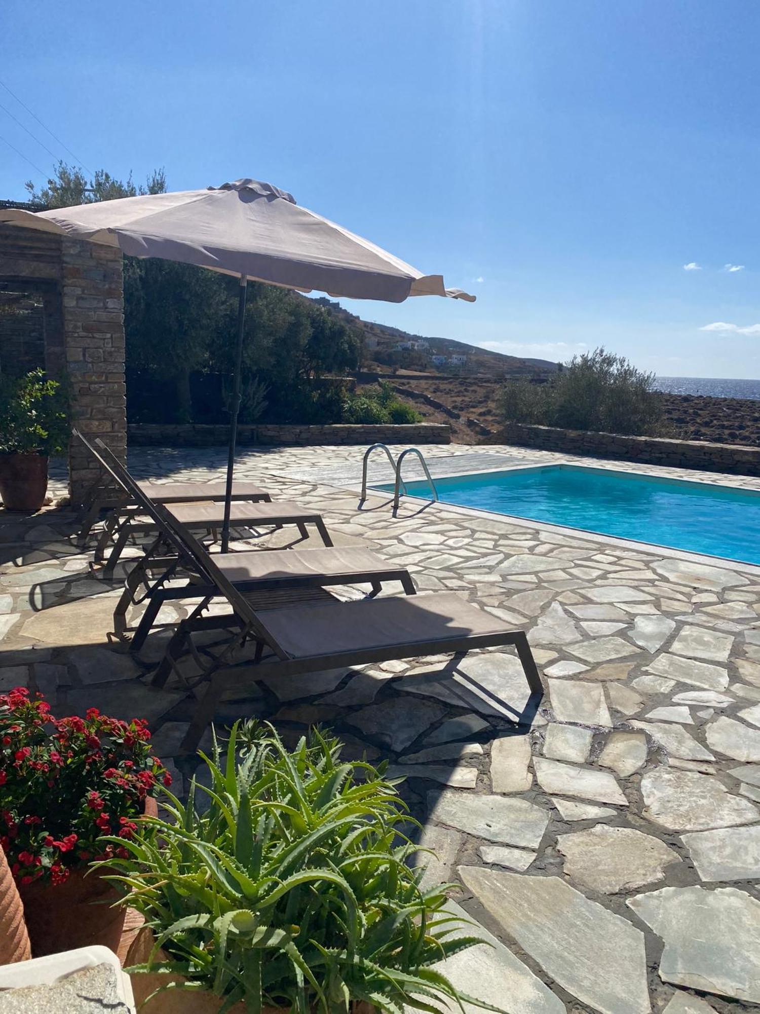 Sunset Villa With Swimming Pool At Tzia Ligia  Eksteriør billede